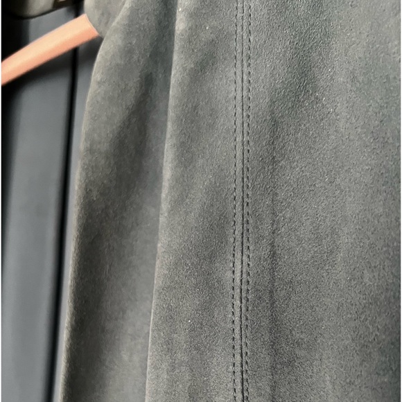 WHBM Blue Suede Jacket - Picture 3 of 7